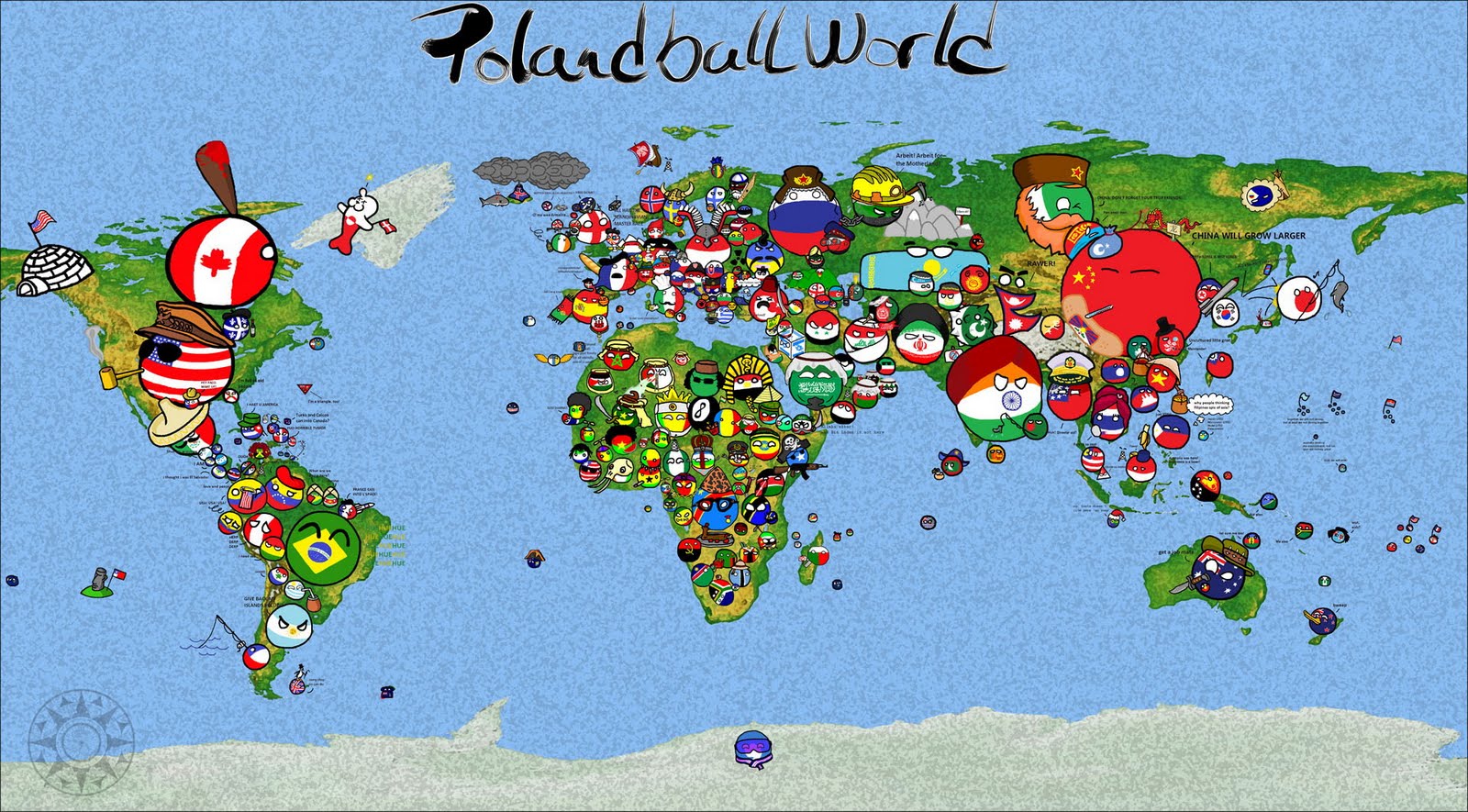 Countryballs World Map Countryball Maps VKVV